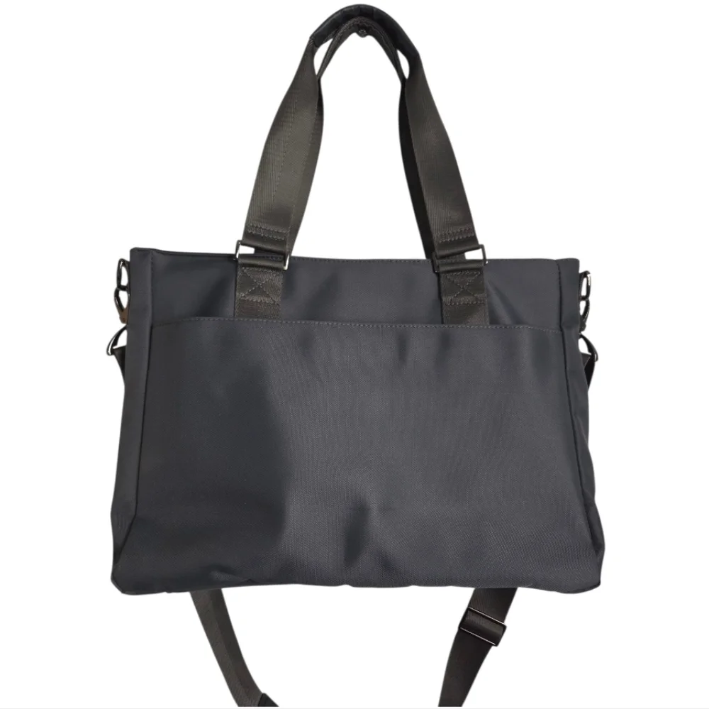 La Packmore Professional Laptop Tote Work Bag in Charcoal